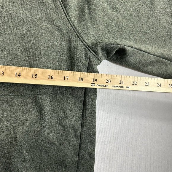 The North Face Half Zip Pullover Softshell Lined Jacket Men's Size Medium Green - Picture 8 of 8